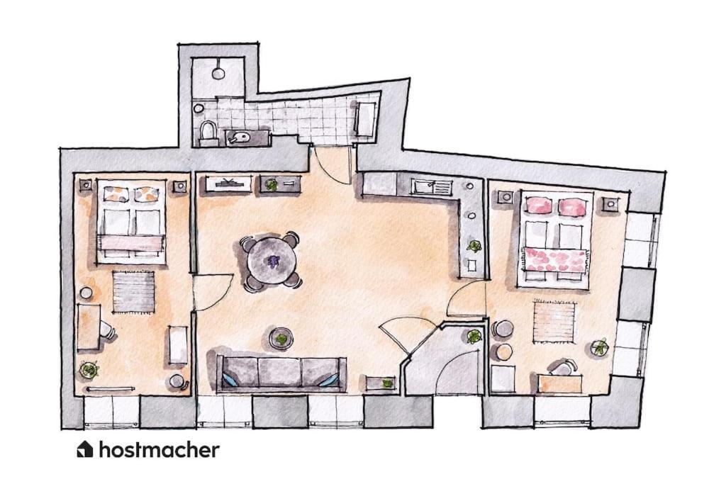 Apartment Spacious 2br Near Attractions By Hm