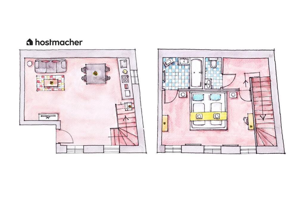 Cozy 1br Duplex Near Center By Hm Apartment