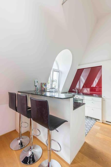 Whirlpool , Dachterrasse , Wienblick , Zwei Etagen Apartment