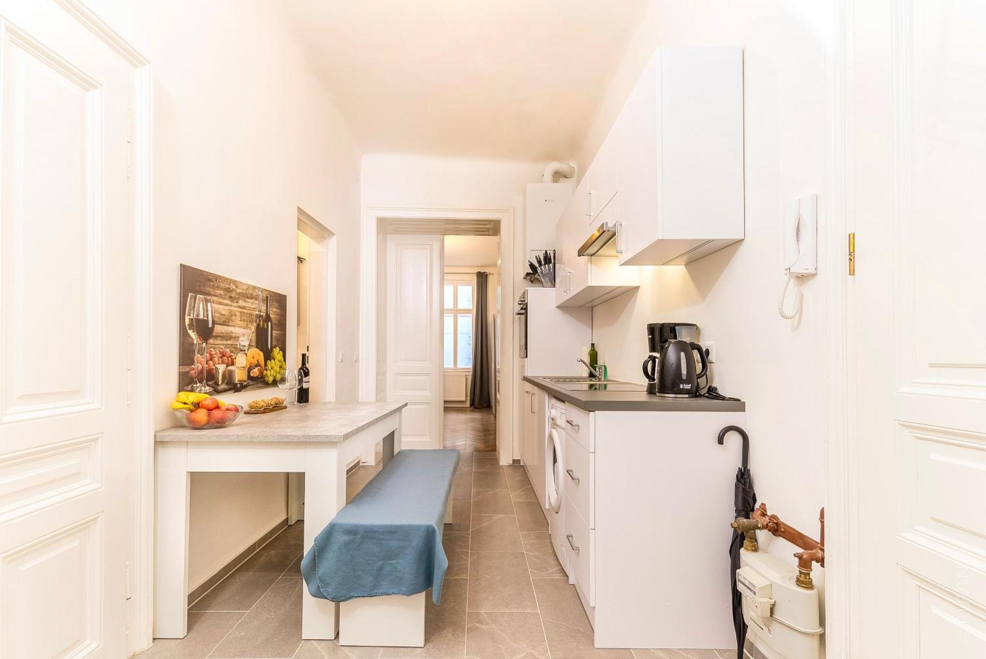 Apartment Next To Shopping Street And Subway Station, Few Minutes To Stephansplatz Wien