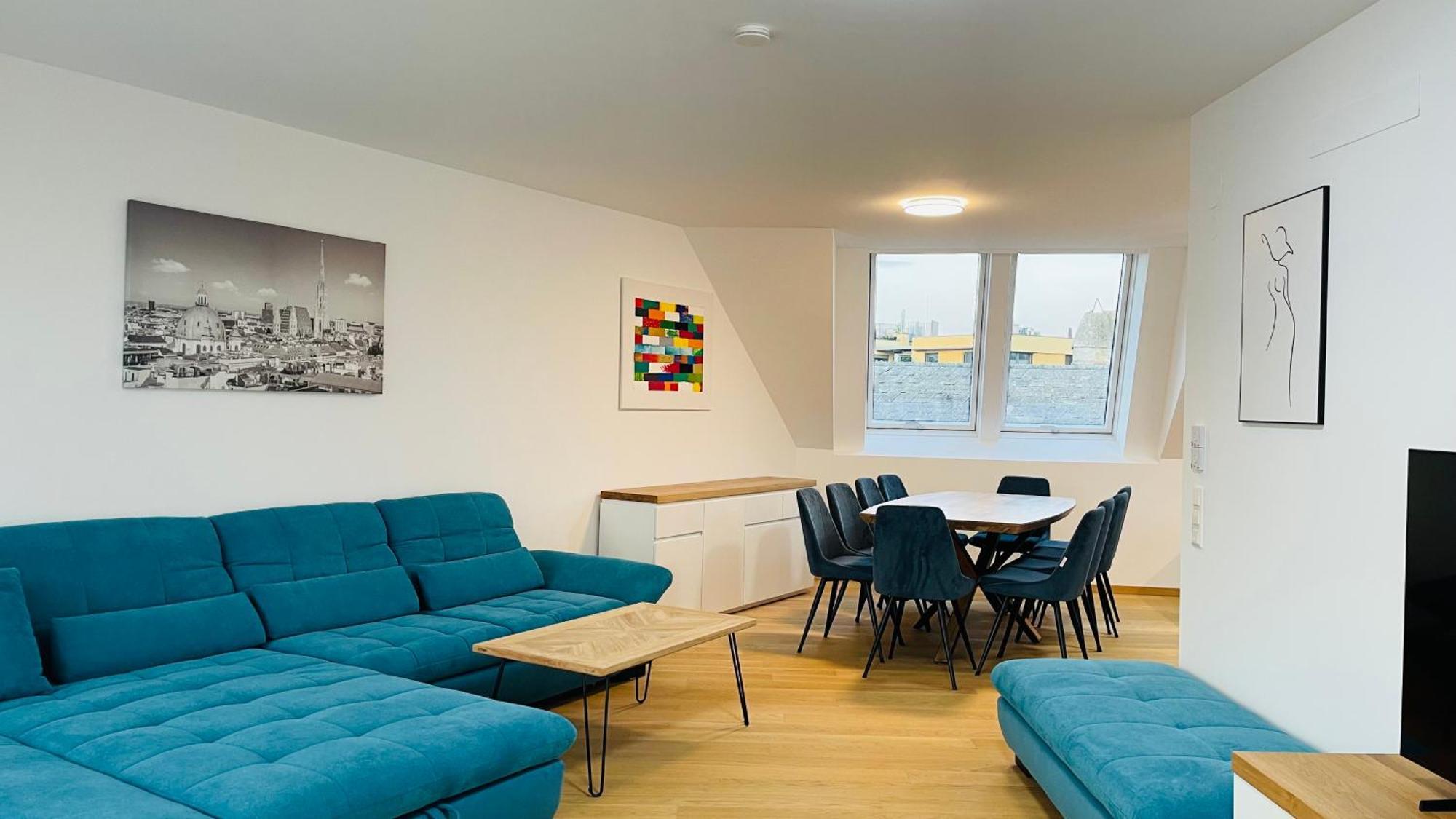 Spacious Penthouse - 4 For Up To 10 Guests - Contactless Check-in Apartment Vienna