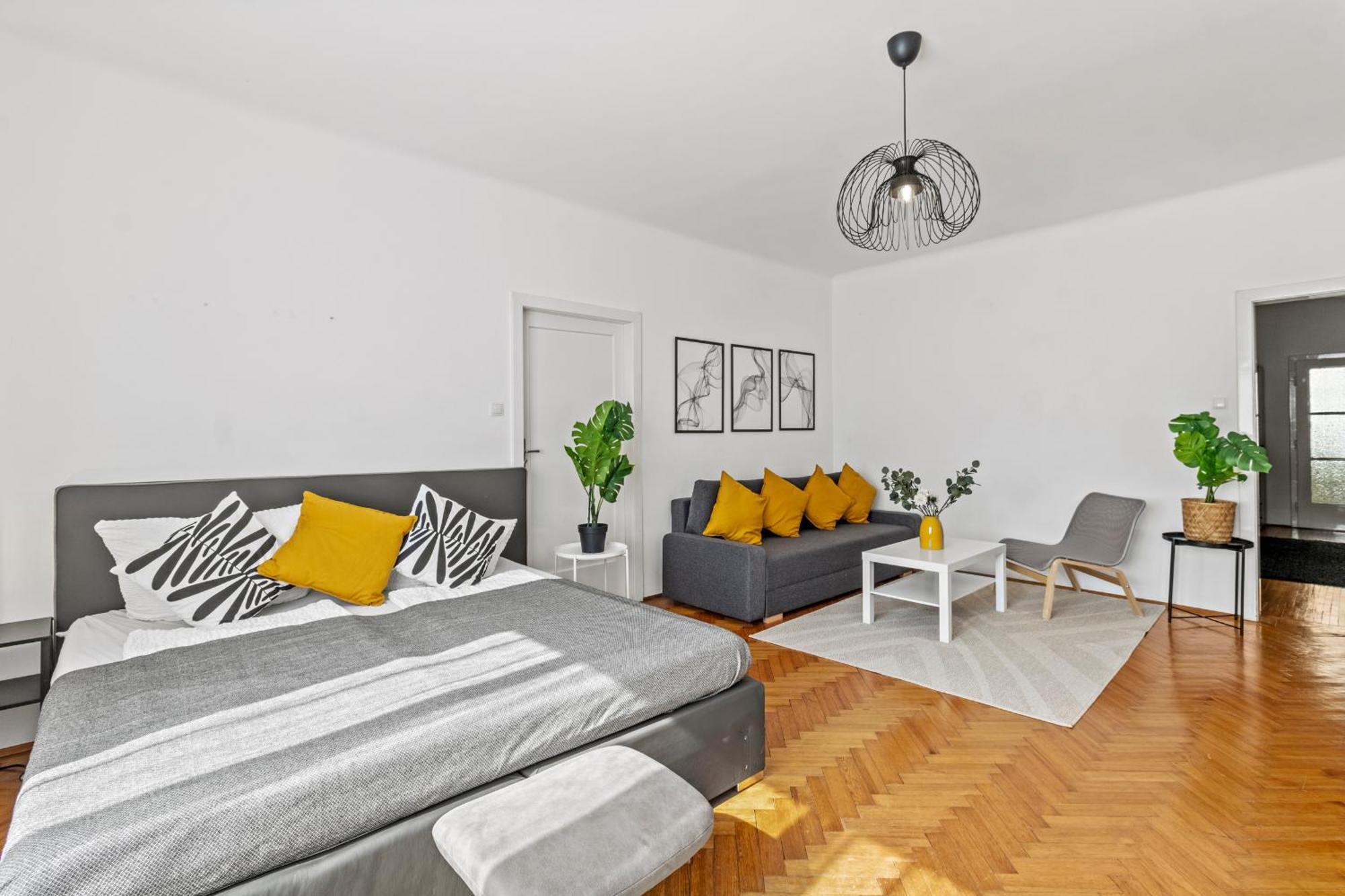 Zentrale Fuer 12 Gaeste - 4 Schlafzimmer Vienna